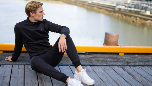 Hybrid klær sort tracksuit