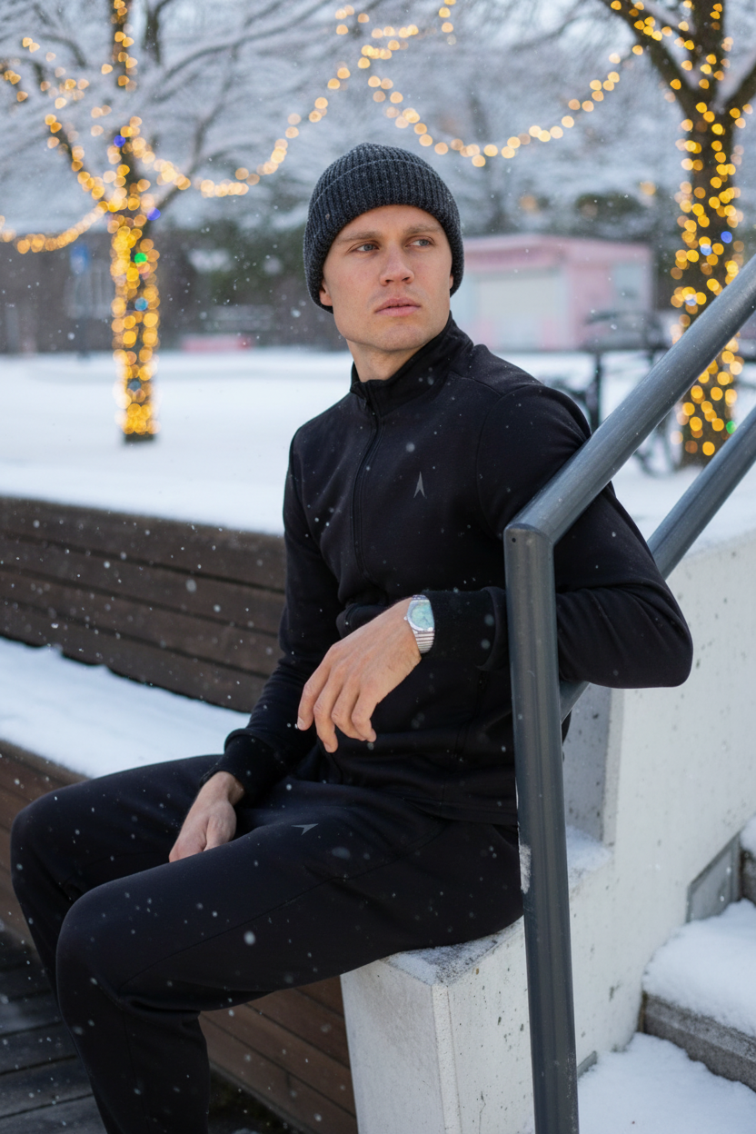 Journey Tracksuit Jakke - Svart