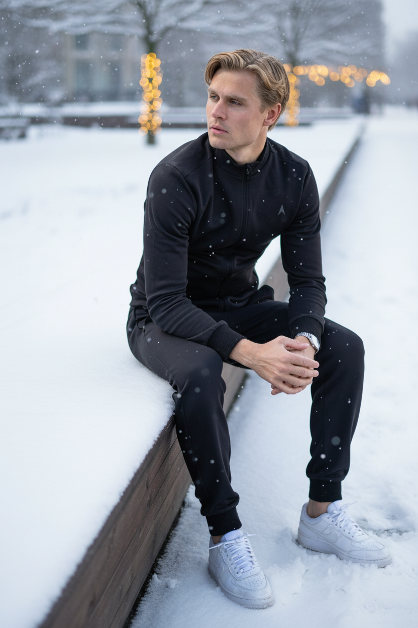 Journey Tracksuit Jakke - Svart