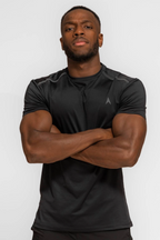 t-skjorte herre trening sort